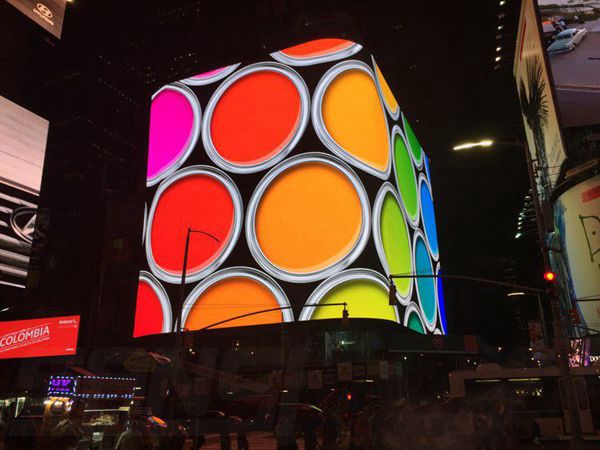 纽约时代广场户外全彩显示屏